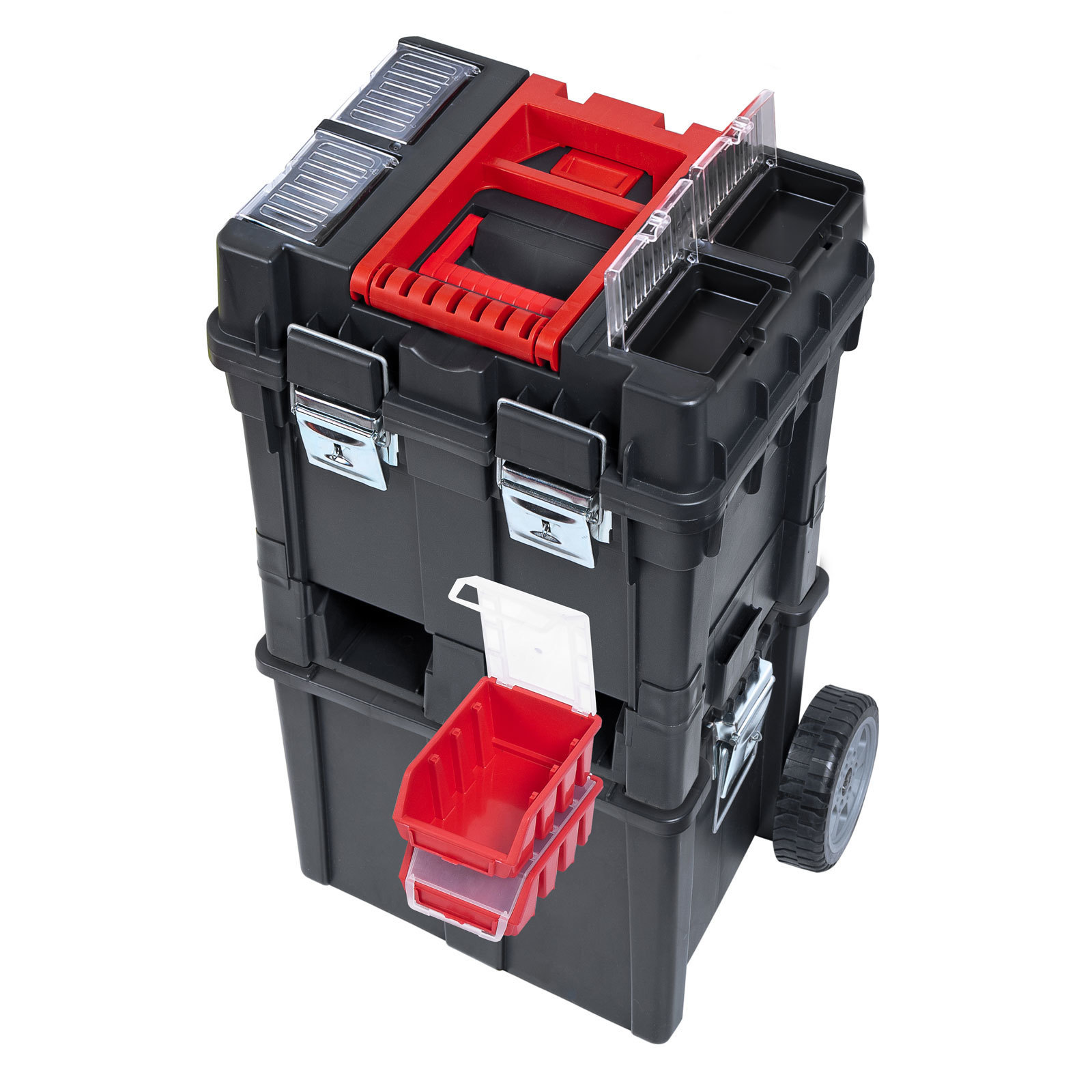 | Werkzeugkoffer-Trolley/Wheelbox 495x350x712mm Compact, HD ADB