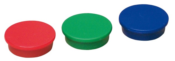 ADB Magnete für Lochwand in versch. Farben, Ø 25 mm, 10 St.
